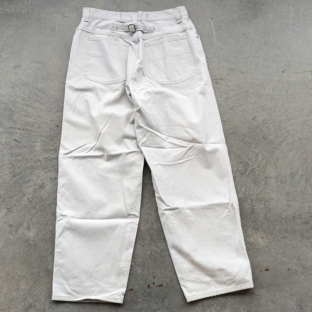 loose fit 1990's 90's BUCKLE BACK JEANS lee riveted M - Picture 7 of 11